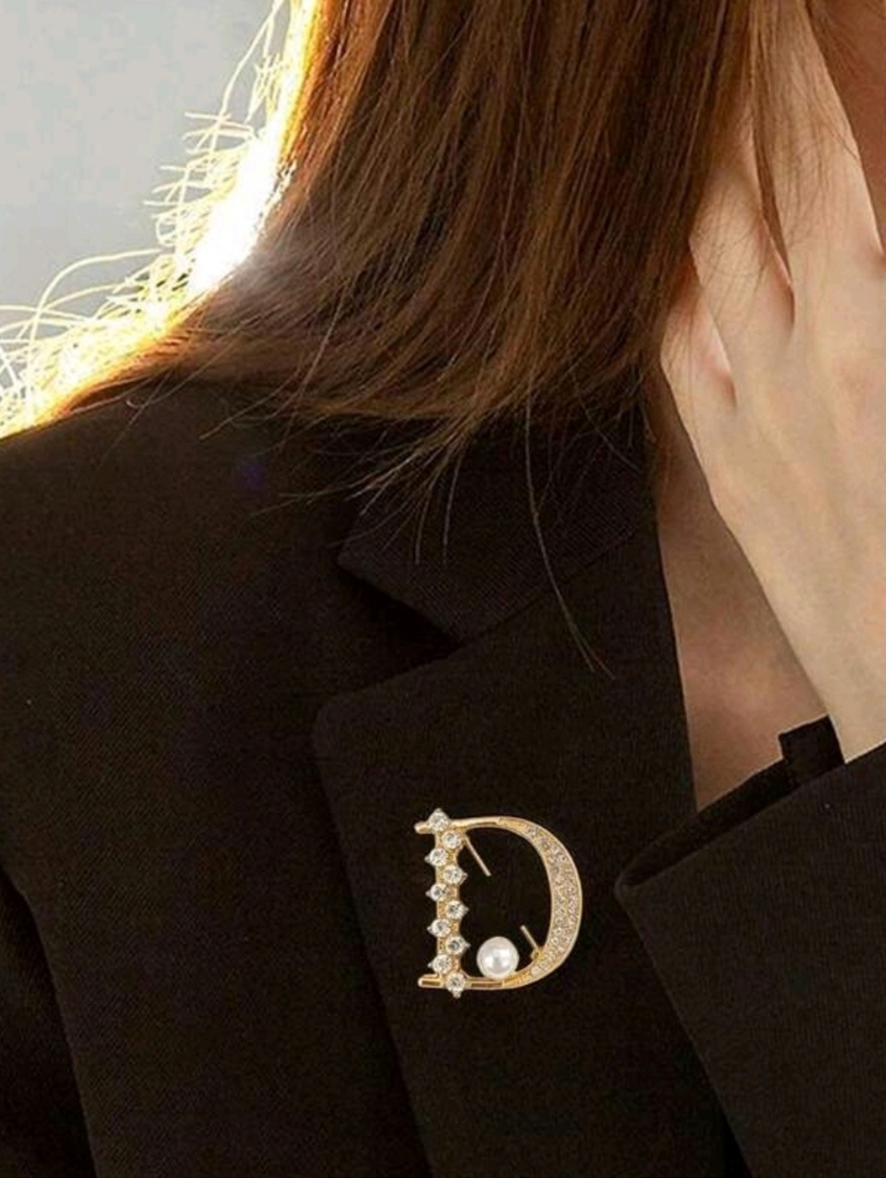 Dior Style Brooch